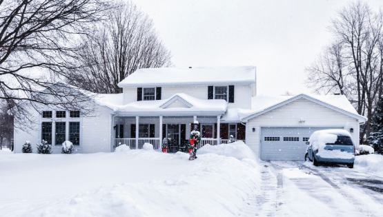 House In Winter 2 No Flag
